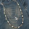 Dopamine Colored Anchor Stacked Waist Chain Beaded Belt Decorative Trouser Chain
