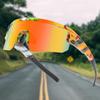 Modische Radsport-Sonnenbrille Großer Rahmen Sportliche Tinte Outdoor-Brille UV-Schutz Leicht Bequem