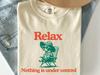 Comfort Colors® Chill Boston Terrier Vintage Shirt, Relax Nothing Is Under Control Boston Dog Tee