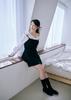 Bisou Ali Two-Way Simple Dress Black