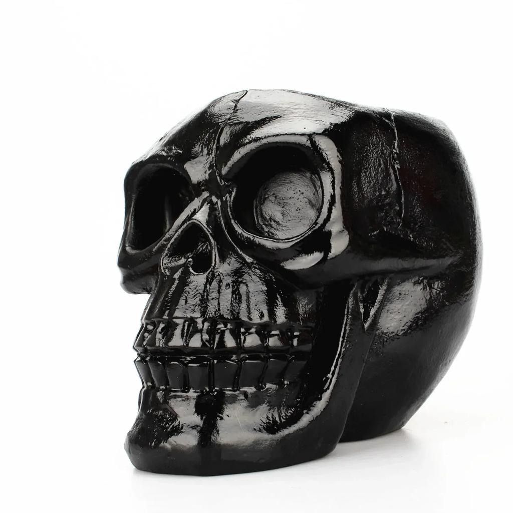 Skull Pen & Pencil Holder Skeleton Key Holder Makeup Brush Holder Flower Pot Home Office Desk Supplies Organizer Accessory