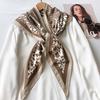 New High-end Letter Printing Waist Triangle Scarf Silk Scarf Commuting Versatile Waist Scarf Personalized Niche Scarf Waist Accessories