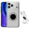 Protective Case - BOOLING - iPhone 17 Pro - Ultra Slim Silicone - Shockproof - Multi-Angle Stand