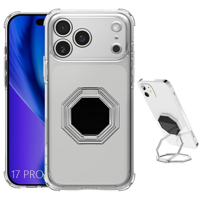 Coque de protection - BOOLING - iPhone 17 Pro - Silicone Ultra Slim - Antichoc - Support Multi-Angle