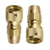 2pcs Brass Connectors Hose Repair Adapters for Multifunction Garden Hose Application