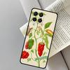 Red Chilli Pepper Pattern For Samsung Galaxy M16 M11 M21 M31 M13 M33 M35 M53 M55 M15 M14 M34 M54 M12 M32 M52 M06 Case