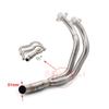 For YAMAHA MT07 FZ07 2014-2024 Years R7 2021-2024 Years Motorcycle Exhaust Full Systems Escape Moto Modified Header Link Pipe