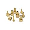 Brass 5/6/8/9/10mm Hose Tube Connector To 1/8" 1/4" 3/8" Female Thread Hose Fittings  Connector Copper Activity Coupler
