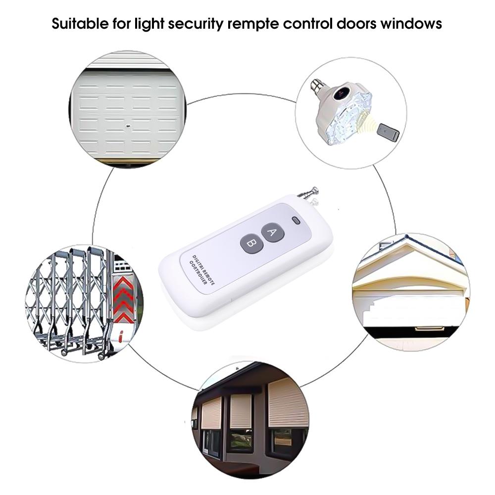 315Mhz 433Mhz Remote Control Learning Code 1527 Long Range Wireless Presenter Controller Transmitter Rf Module Abcd2/4/6/8 Keys