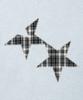 CAVISH Twin Star Check Applique Ls Tee Blue(Cv2Gsut555A)