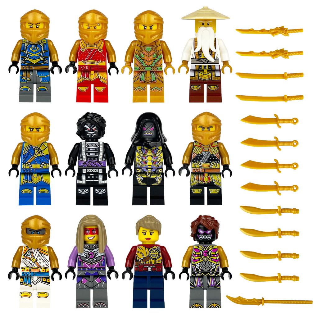 99 Ninja 1613 Children'S Assembly Small Particle Building Block Toy World Doll Weapon Piece