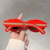 Y2K Vintage Luxury Brand Designer Double Color Cat Eye Sunglasses Women For Men Sun Glasses Trend Punk Popular Small Frame Shade