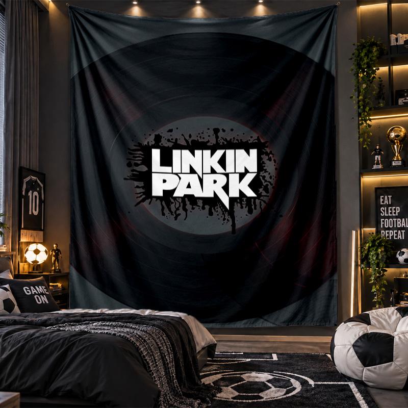 Wall Hanging Tapestry Linkin Park Print Cloth for Living Room Bedroom Home Decor
