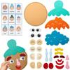 Parent-child Interaction Montessori Facial Expression Game Educational Toys Kids