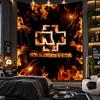 Wall Hanging Tapestry Rammstein Print Cloth for Living Room Bedroom Home Decor