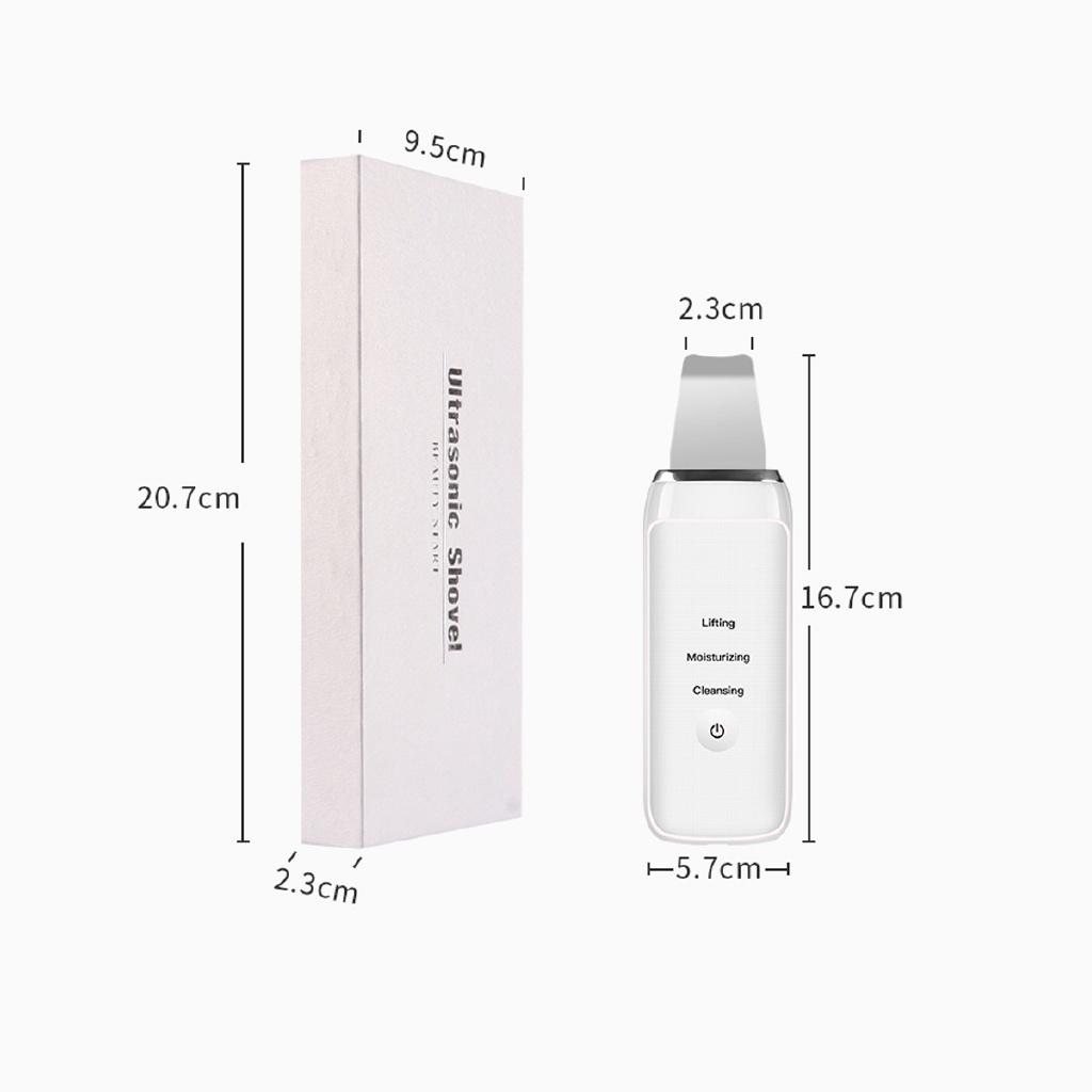 Ultrasonic Skin Scruber Portable Face Cleanser Massager Deep Cleaning Dead Skin Removal Beauty Machine USB Charging