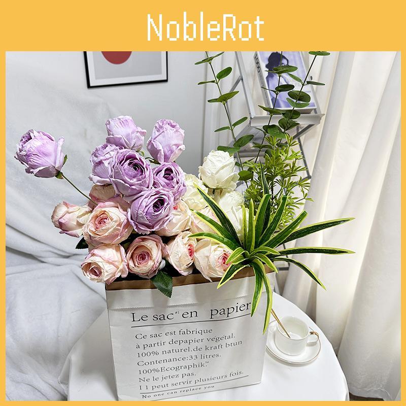 Rose Flower Artificial Wedding Hotel Restaurant Desktop Ornament Room Decoration