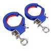 2PCS Cable Tray Roller Guide Thickened Nylon Stainless Steel Blue Adjustable Wire Threading Pulling Laying Pulley for