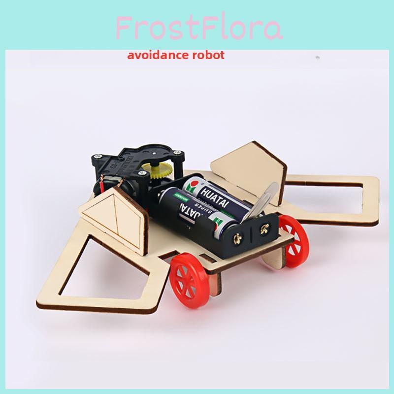 Science Obstacle Avoidance Car Robot Kit For Student Stem Learning