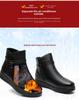 Women's Winter Cotton Flat Heel Short Boots - Non-Slip, Warm, Large Sizes 41-42 for Middle-aged & Elderly