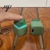 Tragbares Schlüsselanhänger-Spielzeug 1/2 Stück Möwen-Mine-Knopf-Schlüsselanhänger, Wiederaufladbarer Fidget-Clicker mit echtem taschengroßem Stress-Geräusch und LED-Licht, Mini