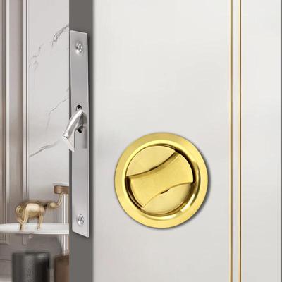 Multicolor Sliding Door Lock with Indicator - Stainless Steel for Bathroom, Kitchen, Balcony