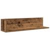 Wall Shelves 2 Pcs Vintage Wood Look 75 X 16.5 X 16.5 Cm Engineered Wood