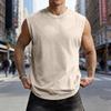 Unisex Sleeveless Casual Tank Top Loose Fit Vintage Streetwear Style Athletic Muscle Shirt Comfortable Fabric Soft Texture