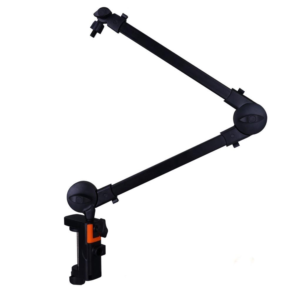Sturdy Microphone Boom Arm Universal Desktop Stand Professional Mic Desk Mount Home Office