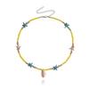 Shell Colorful Beaded Necklace Fashionable Shell Beaded Necklace Pendant for Women Daily Life 5 One Size
