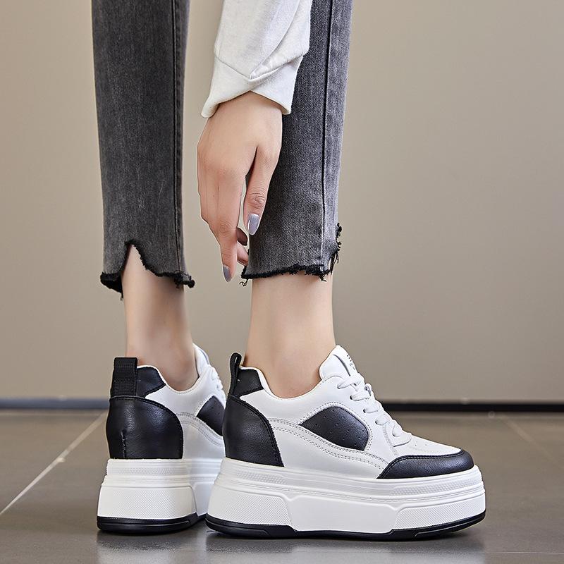 Innere Erhöhung neue Frühjahrs- und Herbst-Dicke Sohle Ins Sport- und Freizeitschuhe A