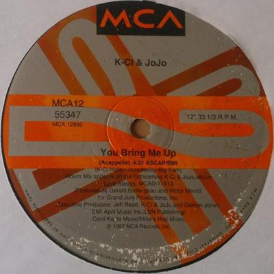 12inch Record K-CI & JOJO - You Bring Me Up MCA1255347 MCA Records 1997 US Rap & Hip-Hop/R&B Used
