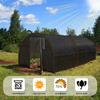 Black Breathable Sunshade Net - HDPE Greenhouse Shade Cloth for Patio, Plants, Pergola & Porch, UV Resistant Garden Cover