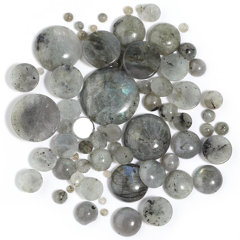 Round Natural Stone Cabochon For Jewelry Making Hemisphere Base Flatback Cameo Diy Handmade Pendant Ring Accessories