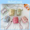 Stylish Cherry Print Mini Bucket Bag For Girls Perfect For Daily Outings And Playdates