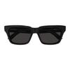 Balenciaga Logo Irregular Shape Sunglasses Men sunglasses Black BB0346S001