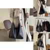 Stylish Pu Tote Bag For Women In Black And Brown Perfect For Casual Commuting