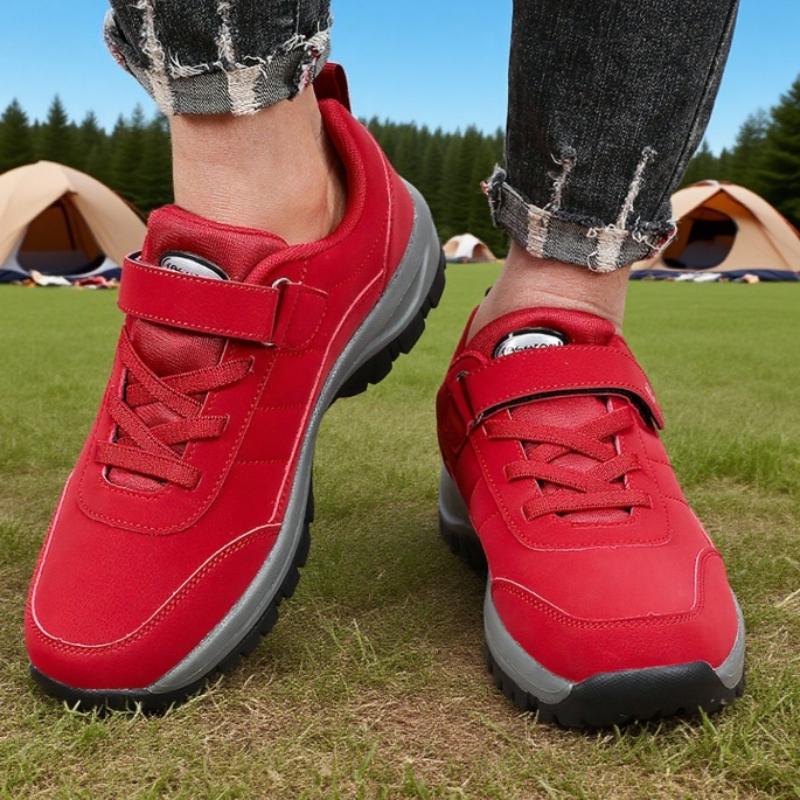 Men's Sneakers Waterproof Comfortable Durable Walking Shoes Classic Solid Color Outdoor Camping Off-road Shoes Chunky Sneakers