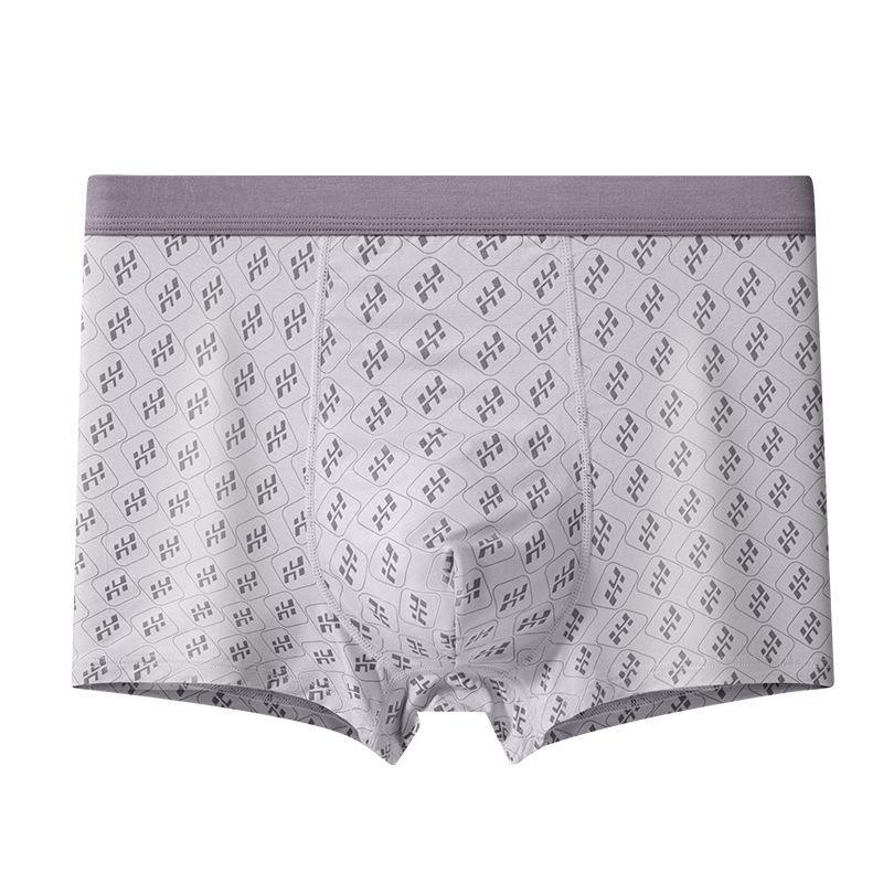 Men's Underwear Loose Plus Size High Waist Seamless Flat Corner Underwear Thin Four Corner Shorts