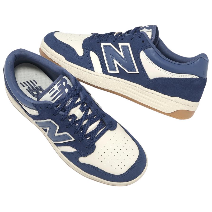 New Balance 480 Vintage Indigo Gum Unisex Sneaker Blau Marine Leinen BB480LPC