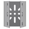 Stainless Steel Vertical Mast Mount Brackets Flexible Positioning Wall Mounting Bracket  Indoor Use