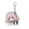 5pcs/set Danganronpa Anime Game Double Sided Acrylic Keychain Nanami Komaeda Oma Kawaii Pendant Fans Collect Gifts