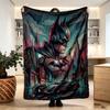 Batman Print Blanket - Soft & Comfortable, for Bedroom, Travel, Sofa, Home Decoration - Birthday Christmas Gift for Friend