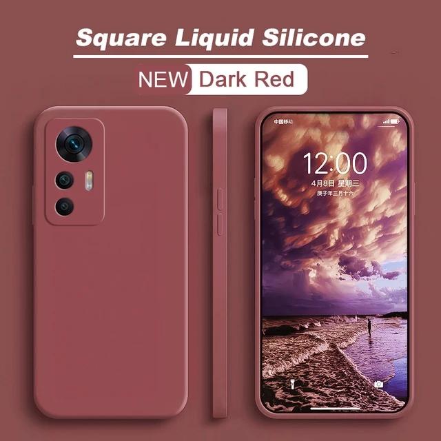 Original Square Liquid Silicone Phone Case For Xiaomi Mi 13T 12 12S 12X Mi12 Lite Back Soft Cover For Xiaomi 13T Pro