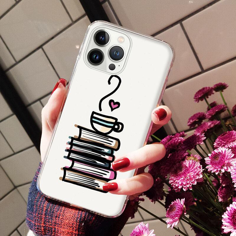 OK But First Coffee Girl Phone Case For Iphone 14 13 12 11 Pro Max Case For Iphone XS MAX X XR SE2 8 7 Plus Case