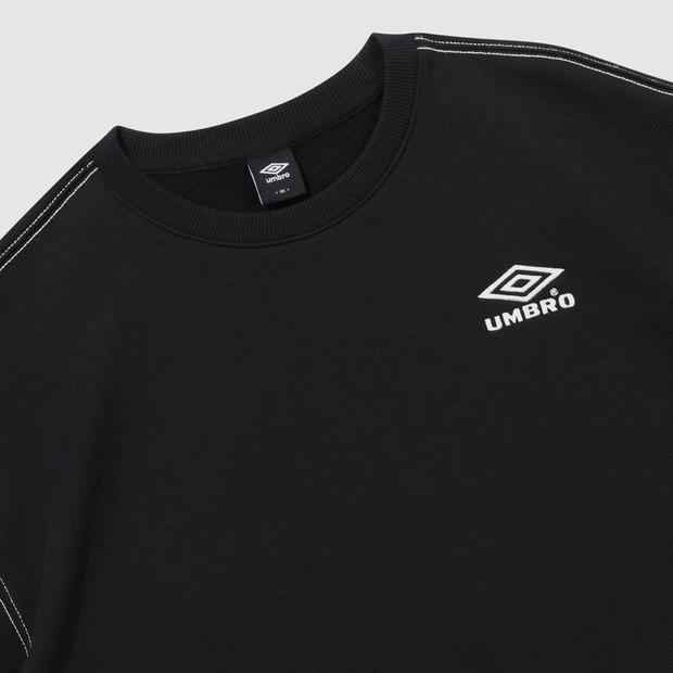 Felpa UMBRO Crispy Taslan Nera (Uq321Cfs91) (Un tipo)