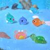 14Pcs Micro Landscape Luminous Ocean Animal Ornament Mini Ocean Fish Tank Landscape Decoration Home Decoration Resin Crafts