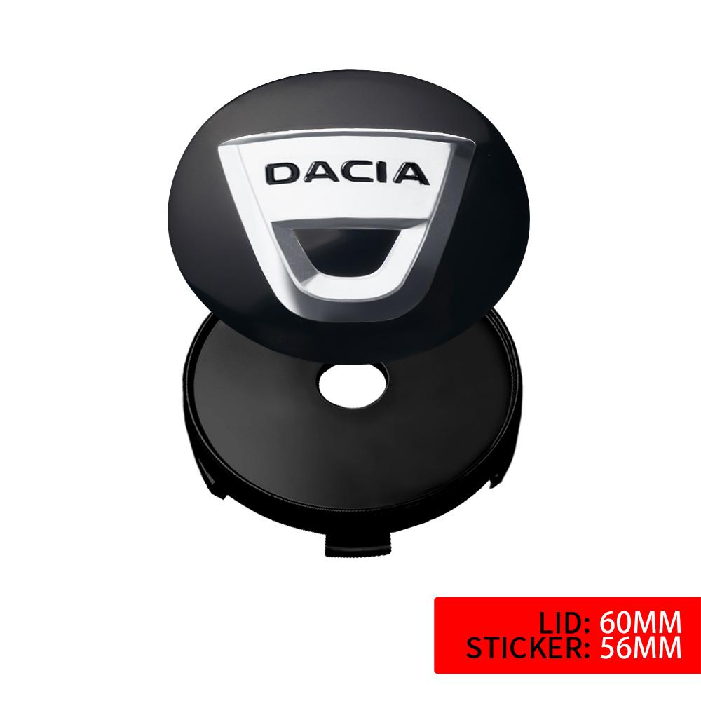 4Pcs Logo Hub Caps Car Wheel Center Cover For Dacia Duster Logan Dokker Lodgy 2 Sandero MK2 Stepway R4 Mcv Xplore Jogger Bigster