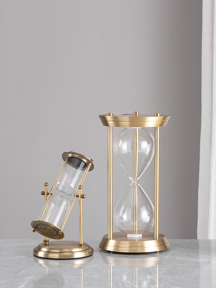 Moderní minimalistické přesýpací hodiny: Sestavitelná luxusní písková dekorace, Stolní ozdoba s tekutým pískem, Kreativní dárek k narozeninám.