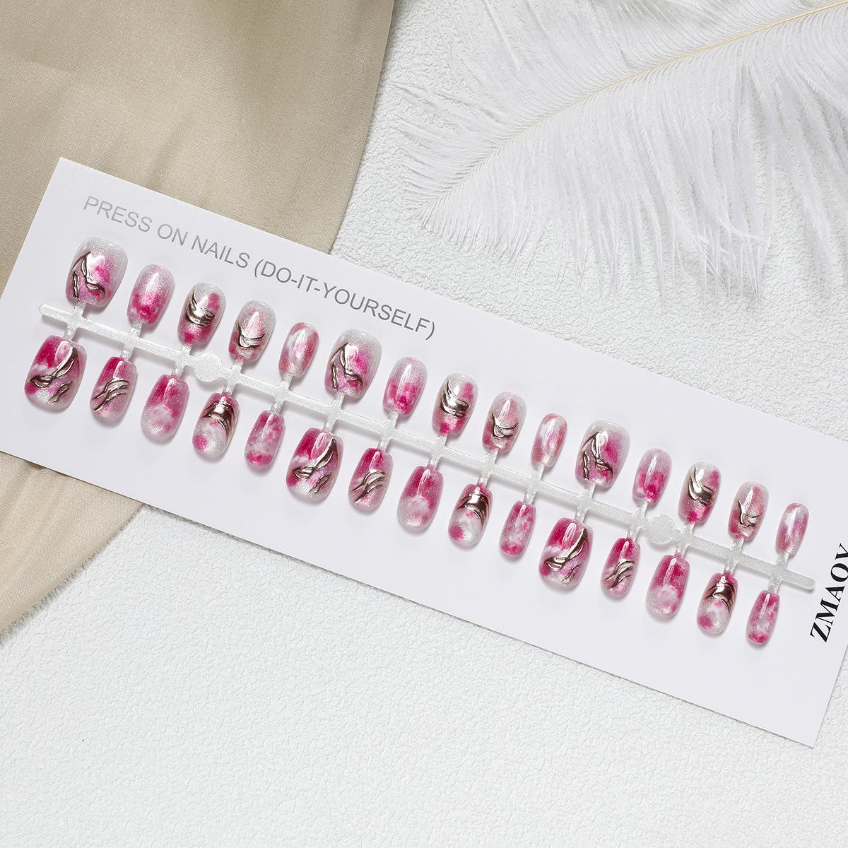 

[30 шт. в упаковке] Милые наклейки для лака для ногтей с изображением кошачьего глаза - Полная коллекция